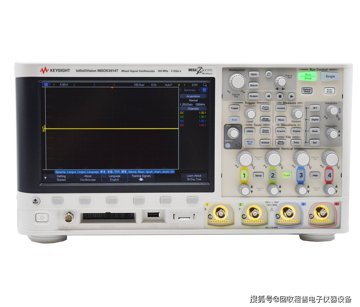 是德msox3014t混合信号示波器keysight