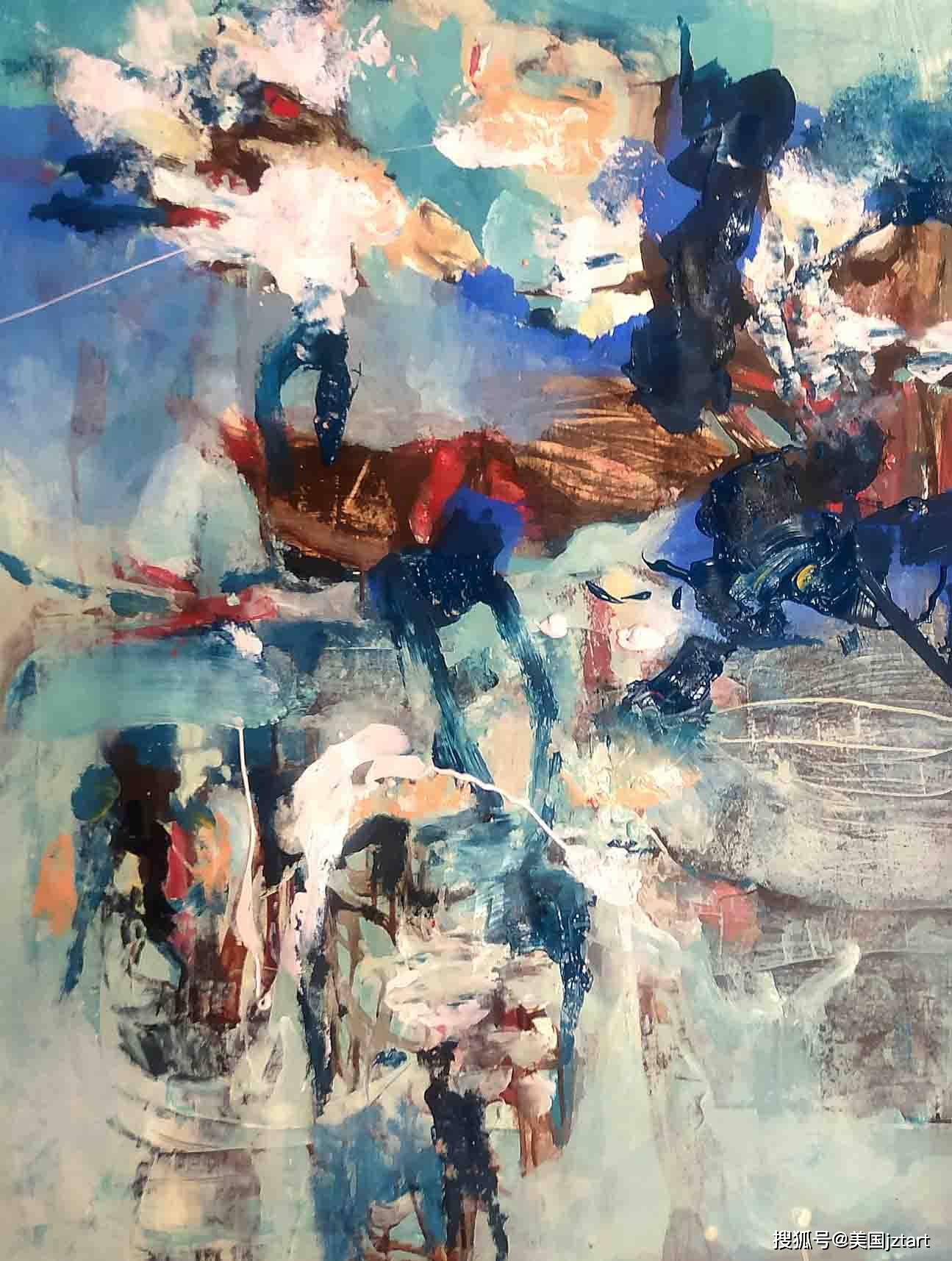 抒情式的抽象法国当代画家克莱尔梅里乔clairemérigeau