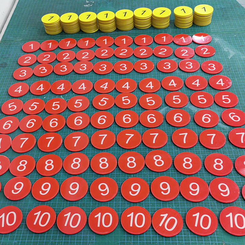 亚克力数字号码牌的应用