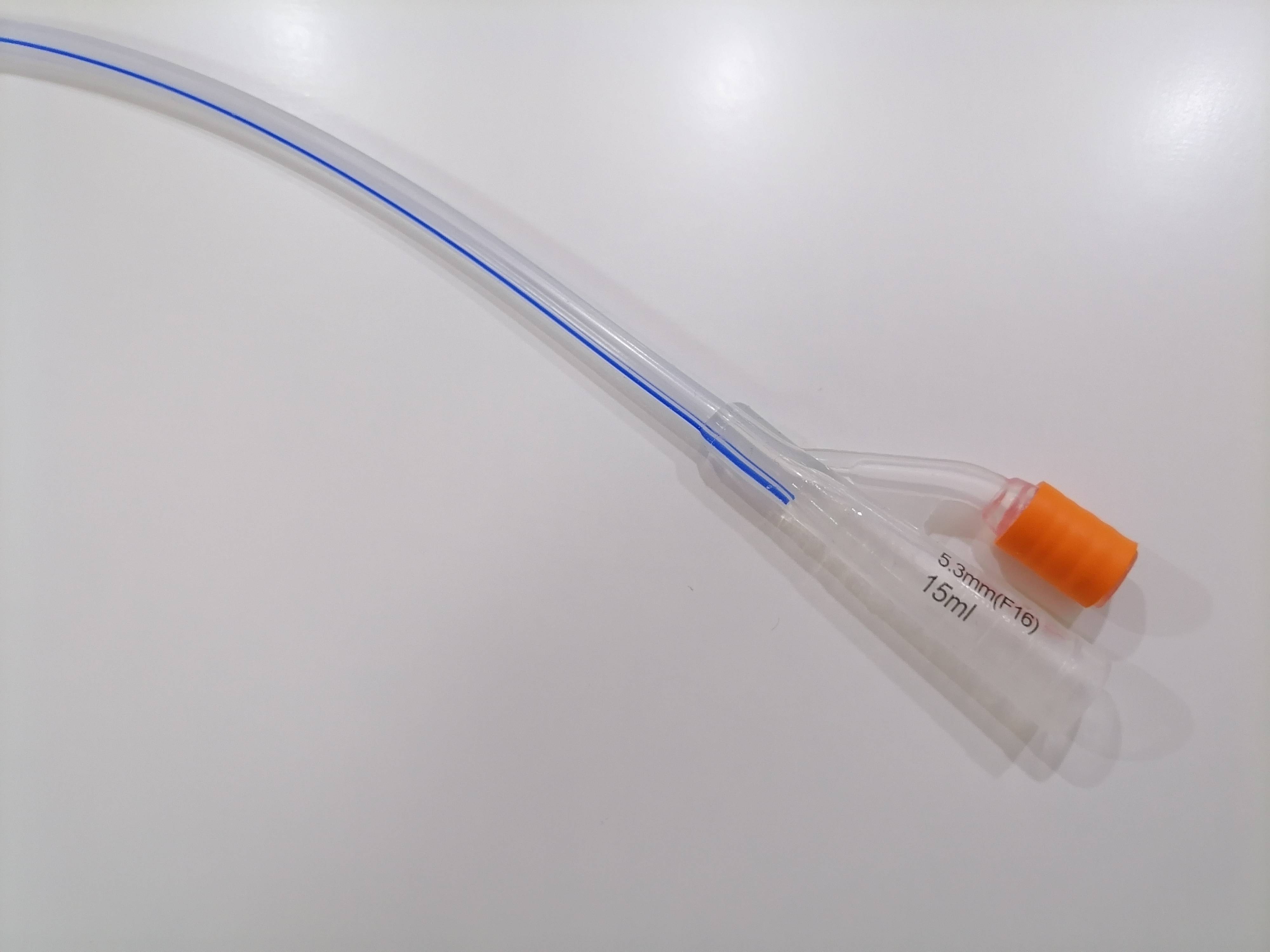 硅胶双腔导尿管柔软耐用舒适无忧