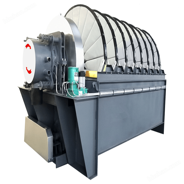 铁尾矿盘式真空过滤机结构特点