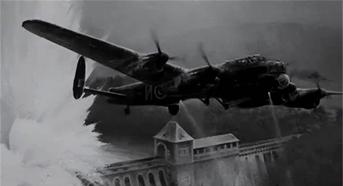 43年英国空军轰炸德国大坝,上亿吨洪水喷涌而出,上千人梦中丧生_水坝