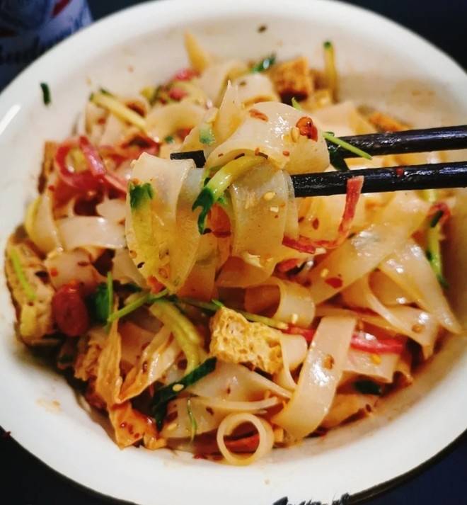 重庆凉皮的制作