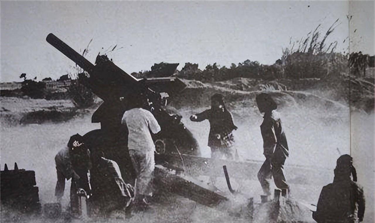 原创1958年炮击金门我军一分钟发射1500发炮弹摧毁美国狼子野心