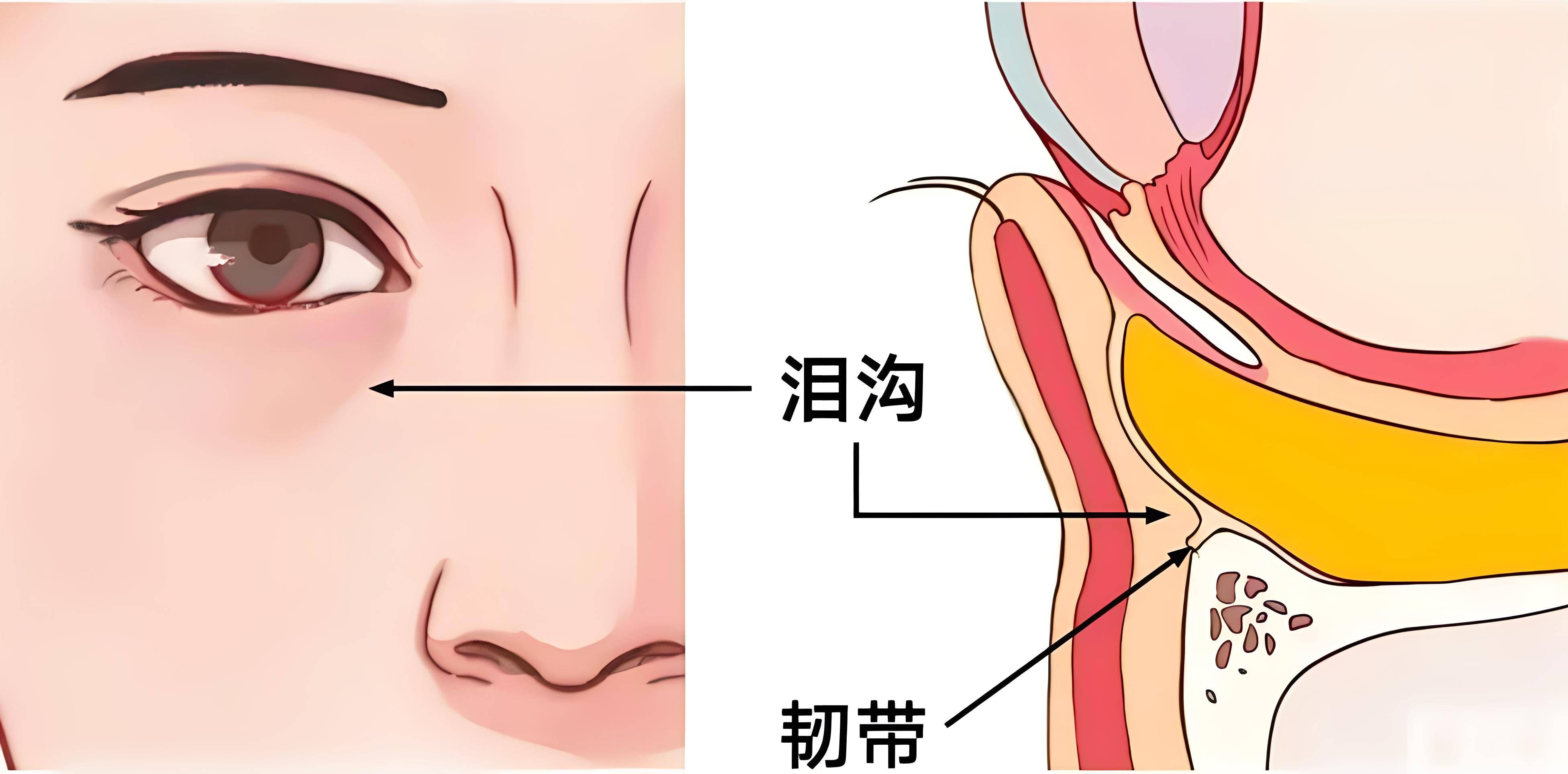 泪沟是什么位置图片图片