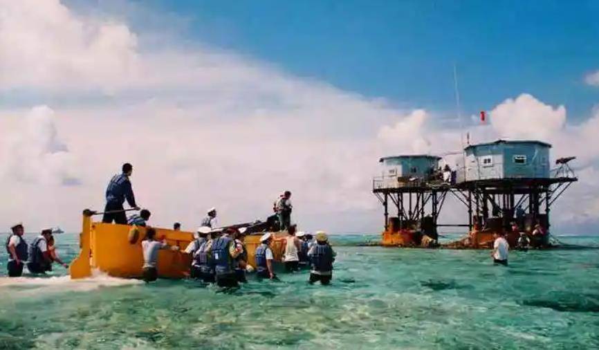 中国将建立五个观测站,其中南沙,西沙群岛各一个,而汇报人所说的74号