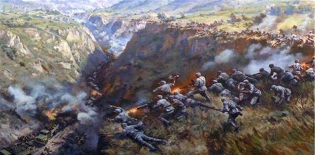 坦克横冲直撞,摧毁国军大小阵地.