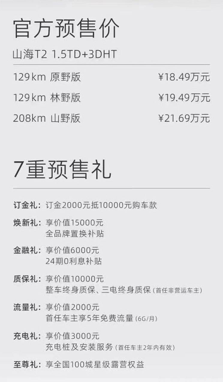 预售价格为18.49万元，从捷途山海T2开始开启预售_搜狐汽车_搜狐汽车。com