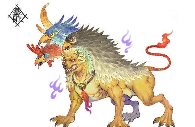 原创山海经上古五大异兽战斗力排行榜白虎青龙上榜