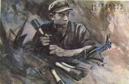 原创原创壮族小伙艺高人胆大跟着我军炮弹后冲锋一人单挑近六十越军