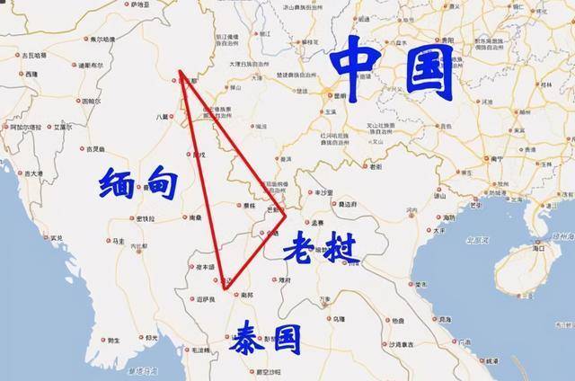 云南省与缅甸果敢地图图片