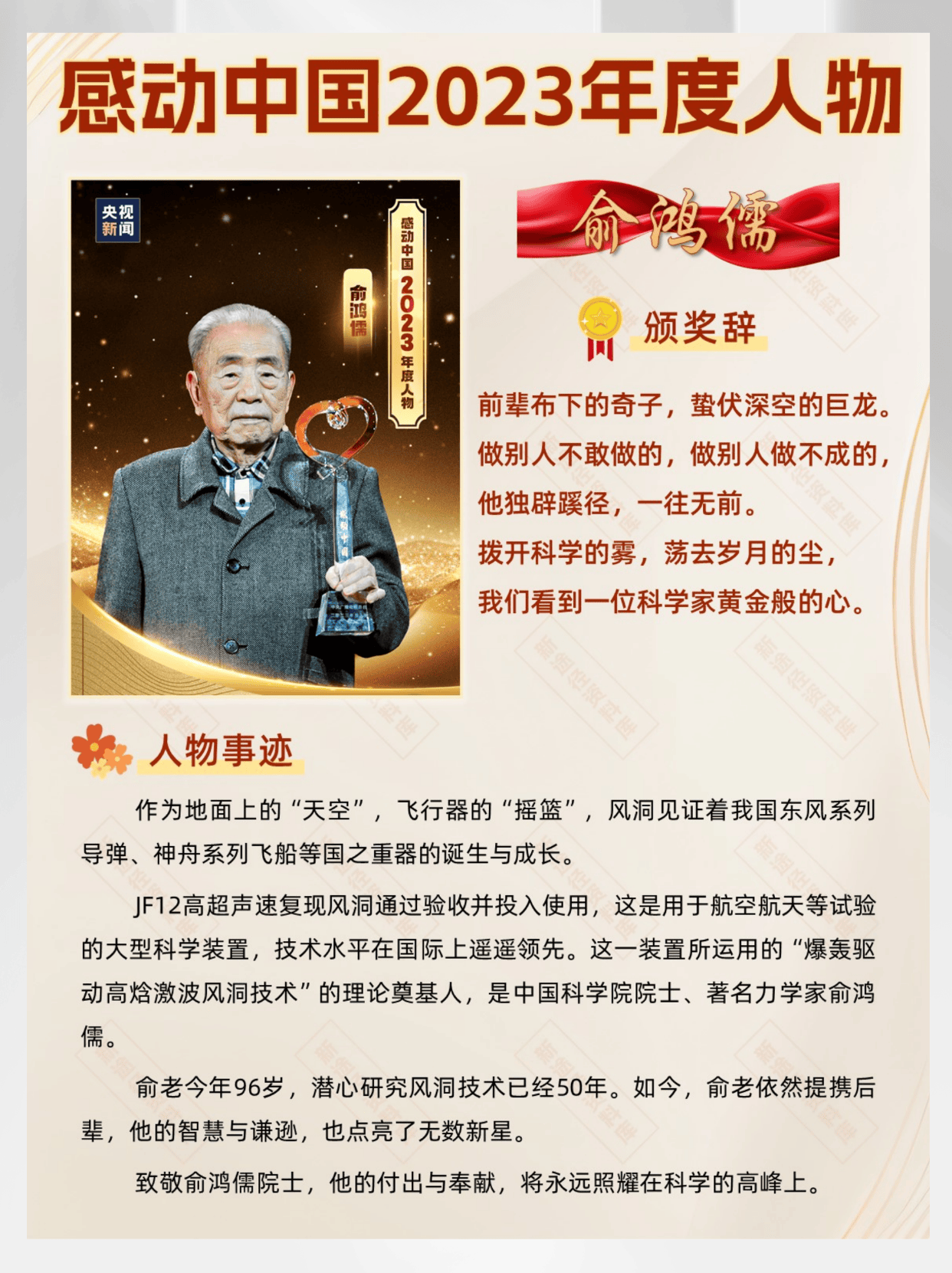 感动中国2023年度人物