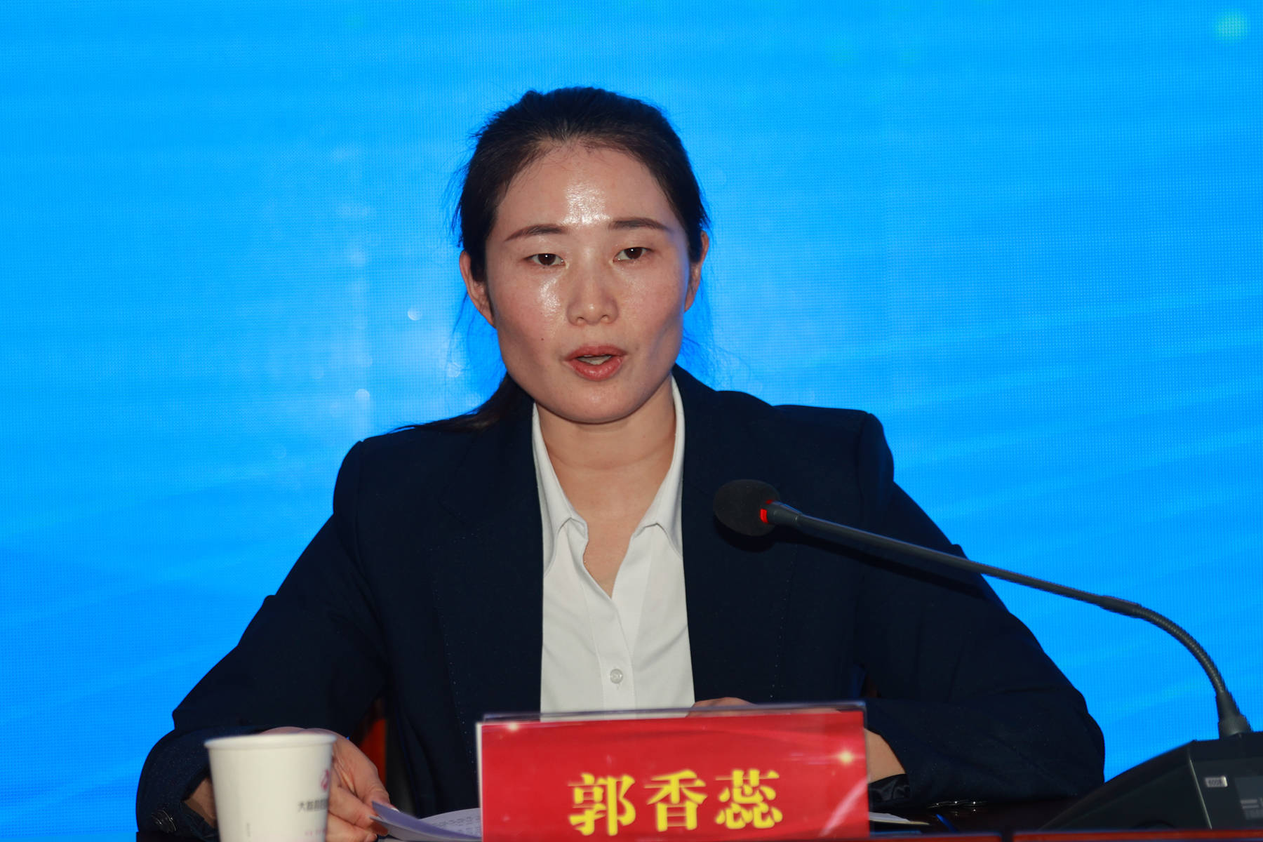 大荔县副县长高雪燕出席会议,县卫生健康局党委书记,局长朱新潮,副