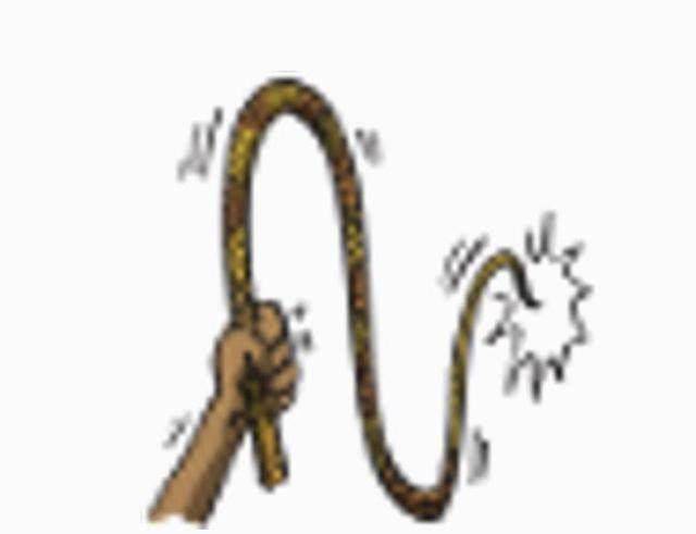 就这样,苏世长被游街,每当走出一百步,就一鞭子抽来.