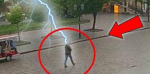 被雷追杀的男人10年被雷劈中3次致全身瘫痪死后墓碑也遭雷劈