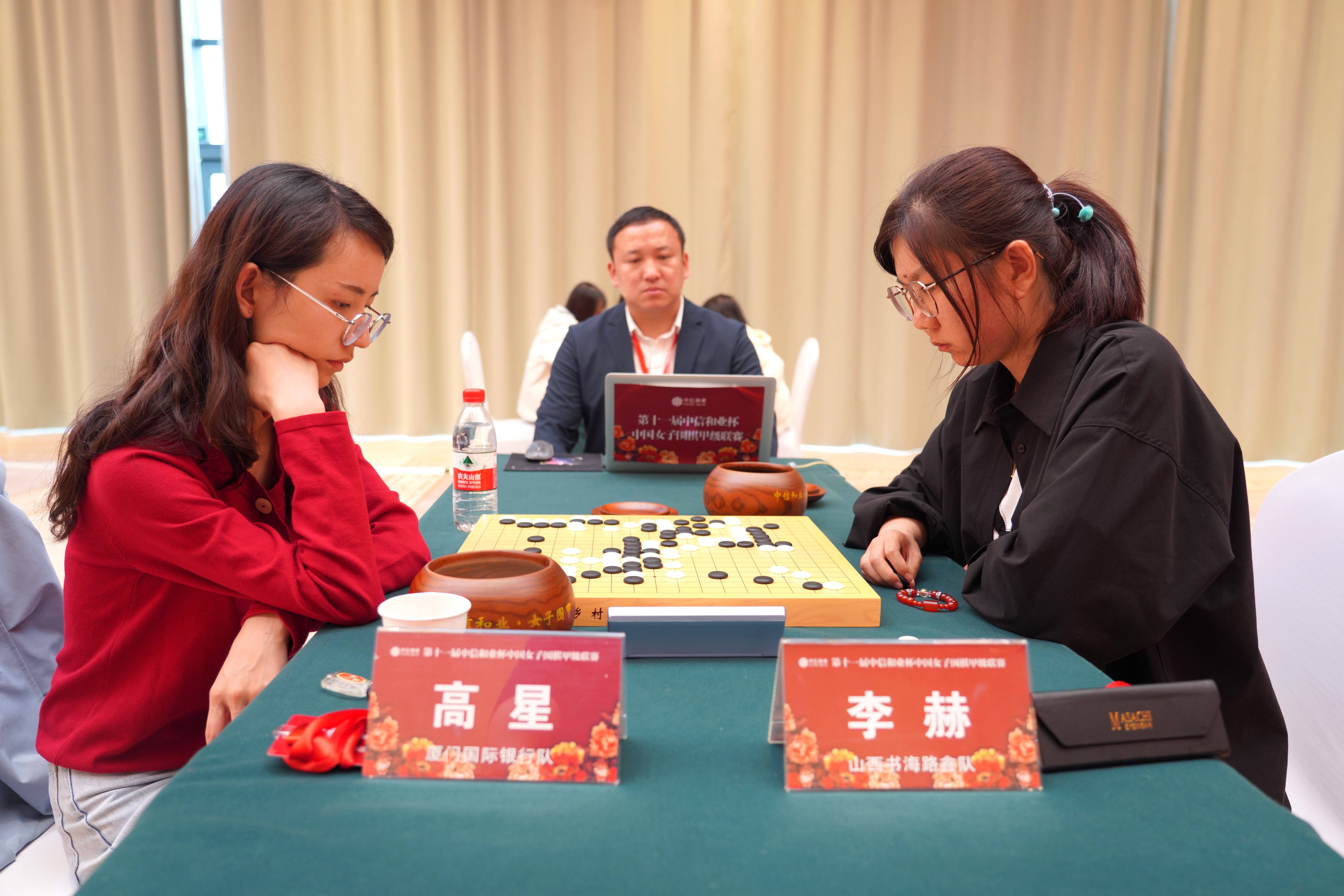 女子围甲联赛厦门国际银行队 "棋"开得胜