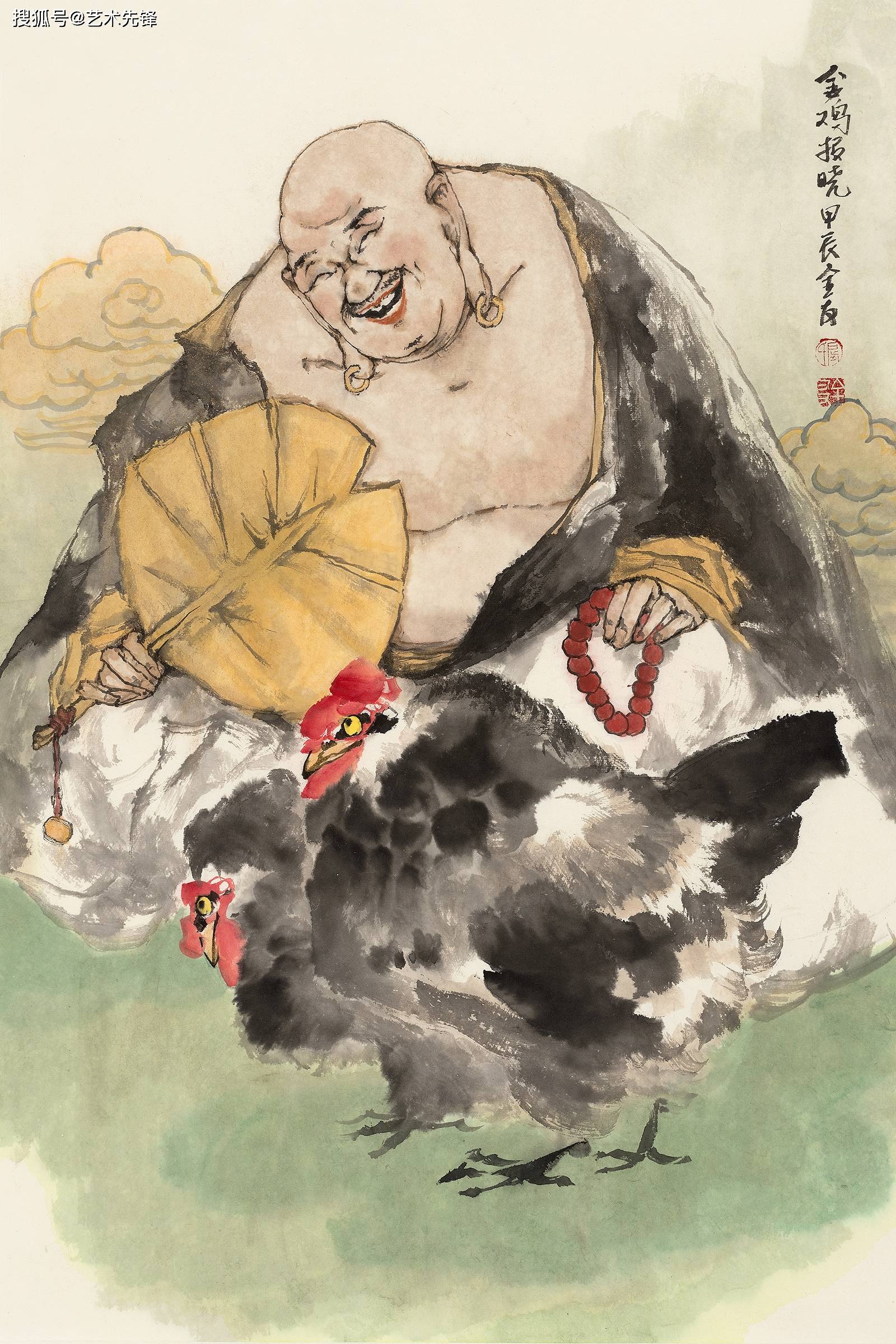 房光友,一位执着于艺术,坚持文化至上的画家_作品_市场_红衣