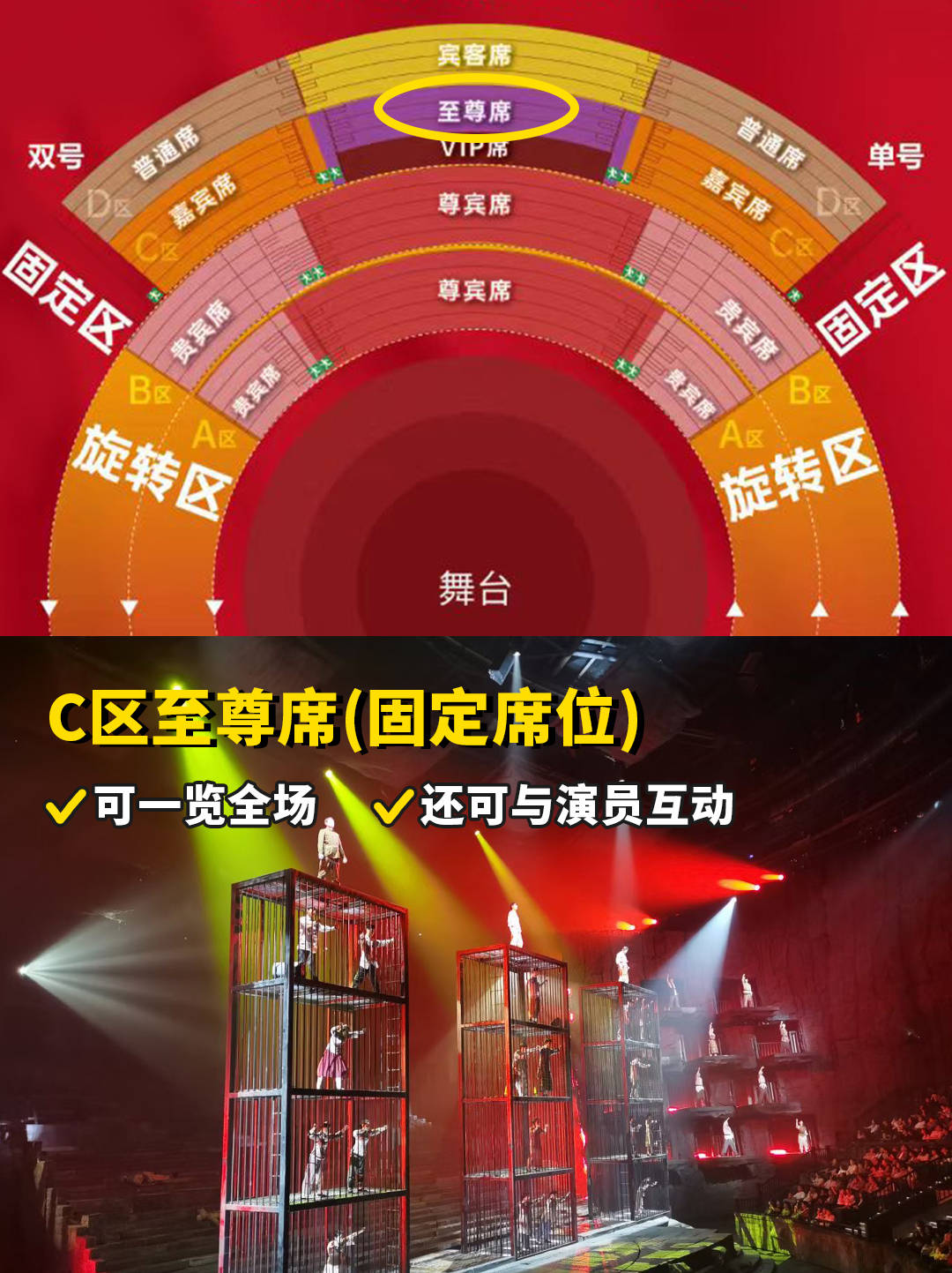 选座攻略:重庆1949大剧院选座选a区还是b区?