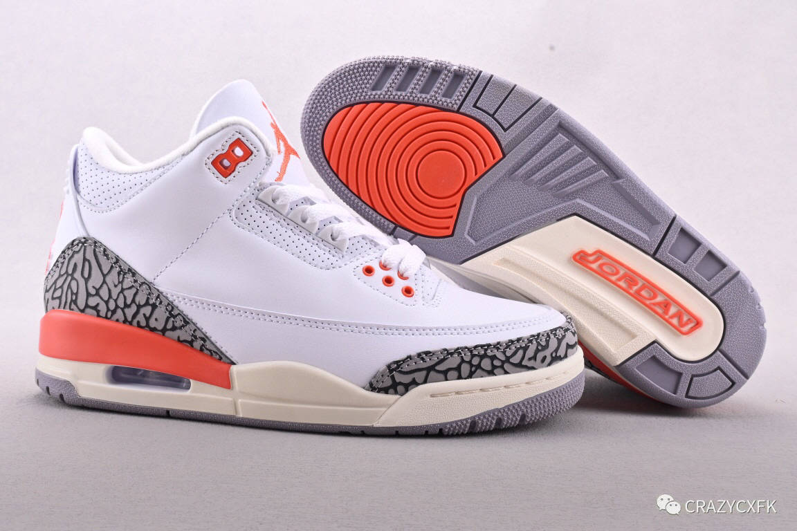 乔丹 air jordan 3 georgia peach cosmic clay 爆裂纹乔治亚之桃篮球