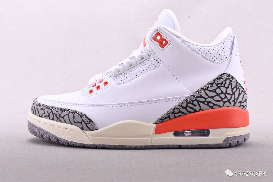 乔丹 air jordan 3 georgia peach cosmic clay 爆裂纹乔治亚之桃篮球