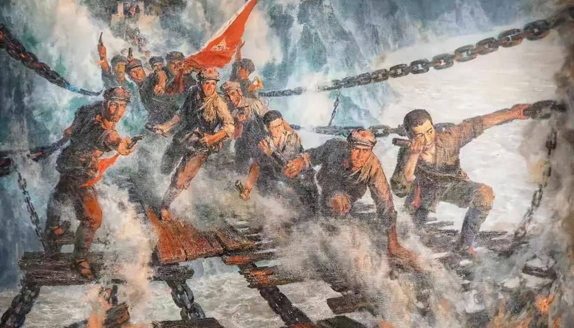 可十分令人不解的是,这22位勇士在飞夺泸定桥时有4位掉入大渡河,为国