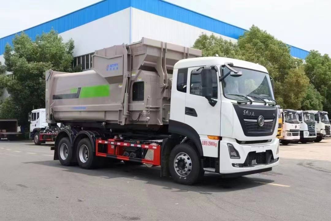 东风天锦10-16方勾臂垃圾车