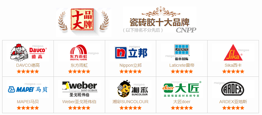 德高防水,瓷砖胶,腻子,美缝剂,技术砂浆以及巧匠工具,西卡密封胶等