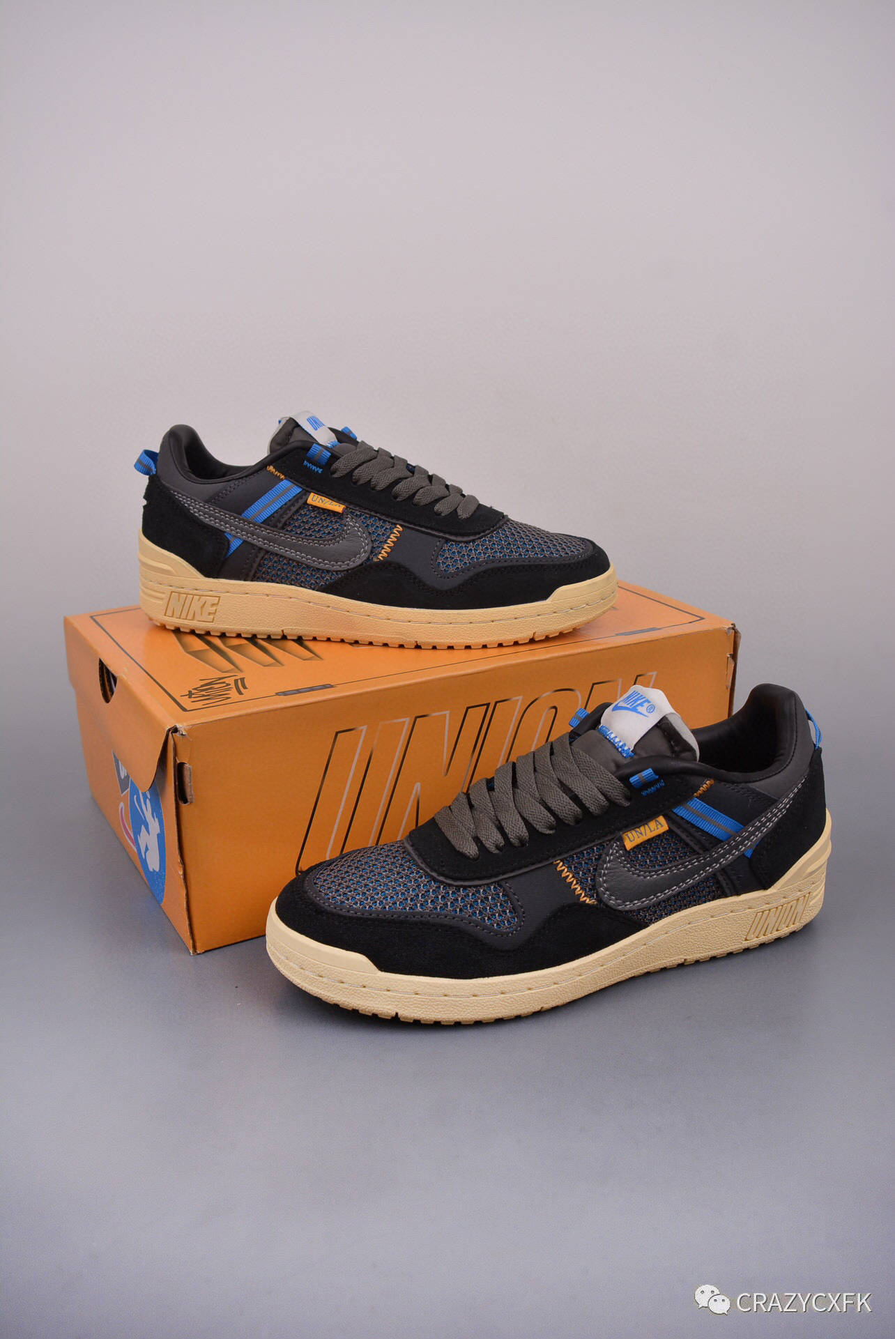 耐克 union x nike field general 82 复古联名篮球鞋