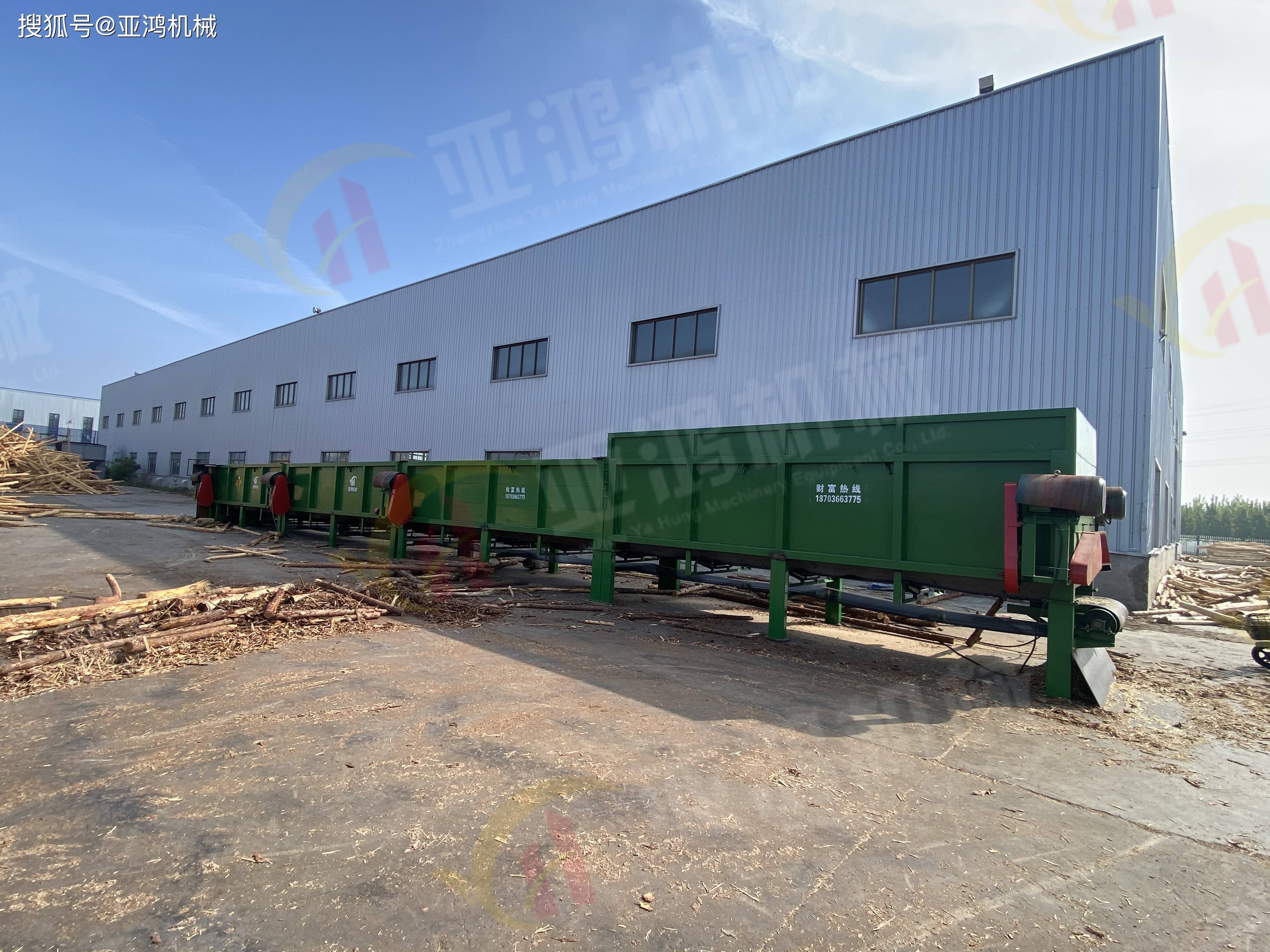 全自动槽式木材剥皮机 单辊原木扒皮机 树枝树杆脱皮机试机