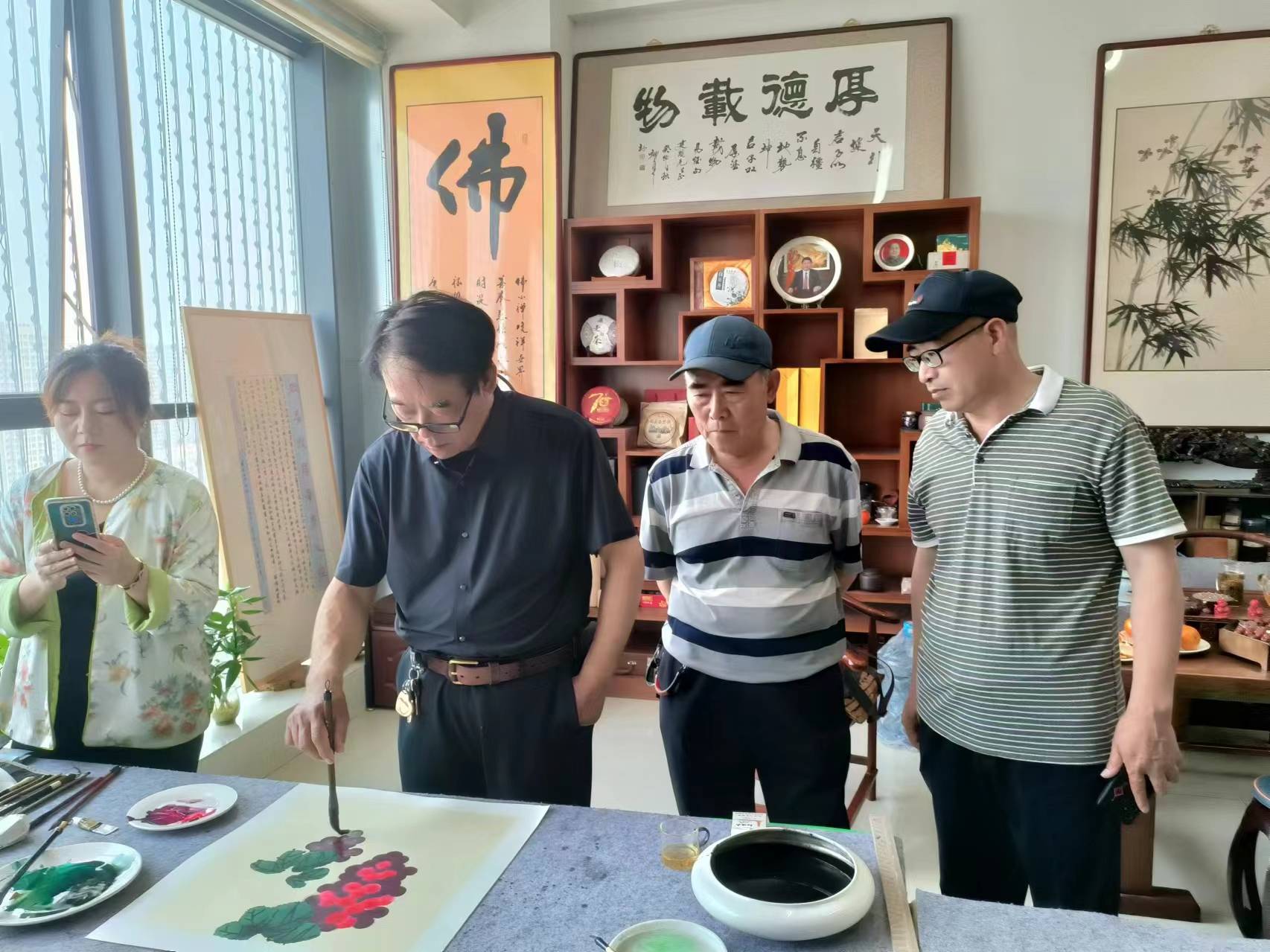 书画之美,心灵之交,我与五位书画家相聚唐成壹品交谈之感