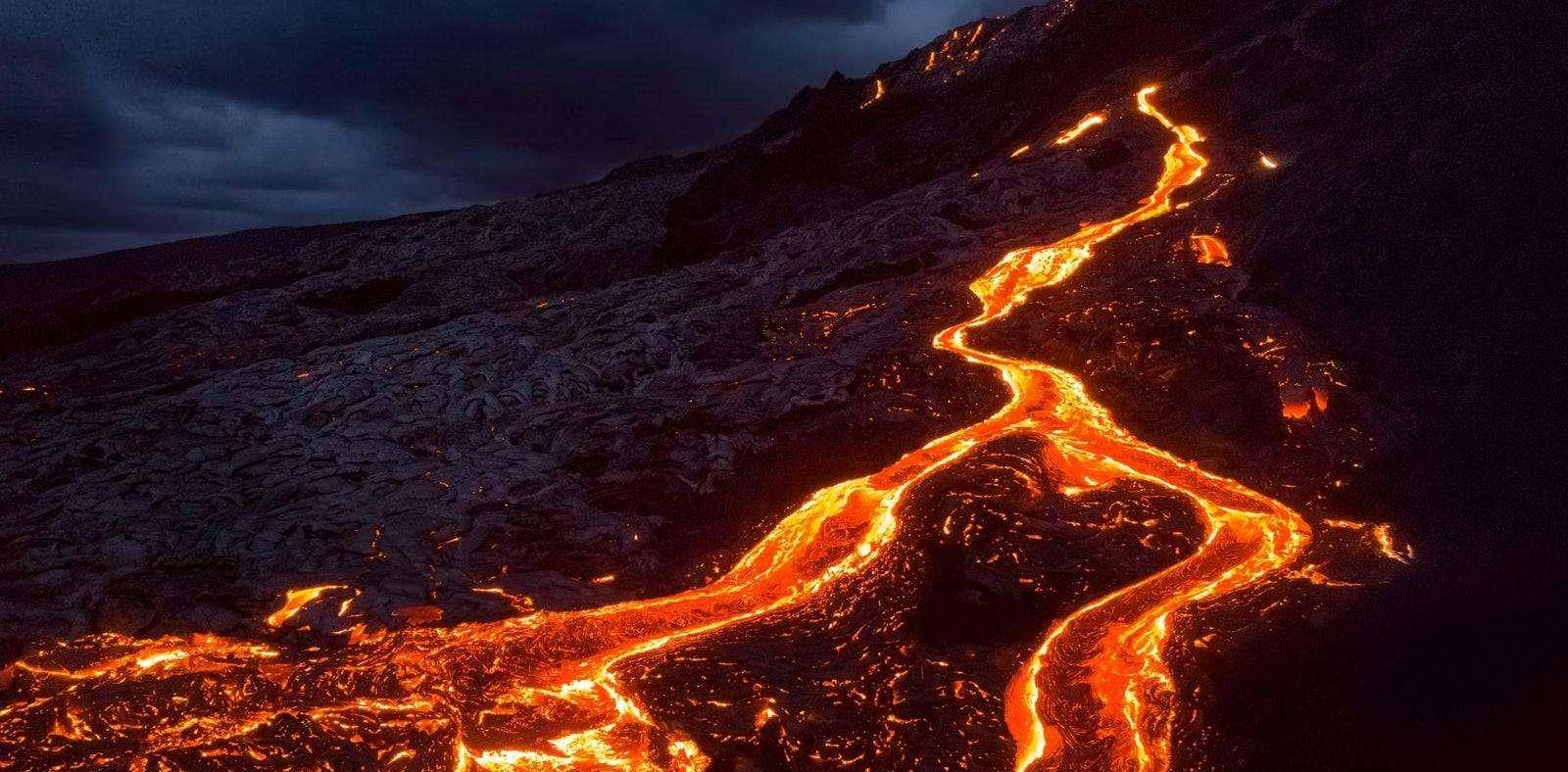 富士山活火山图片