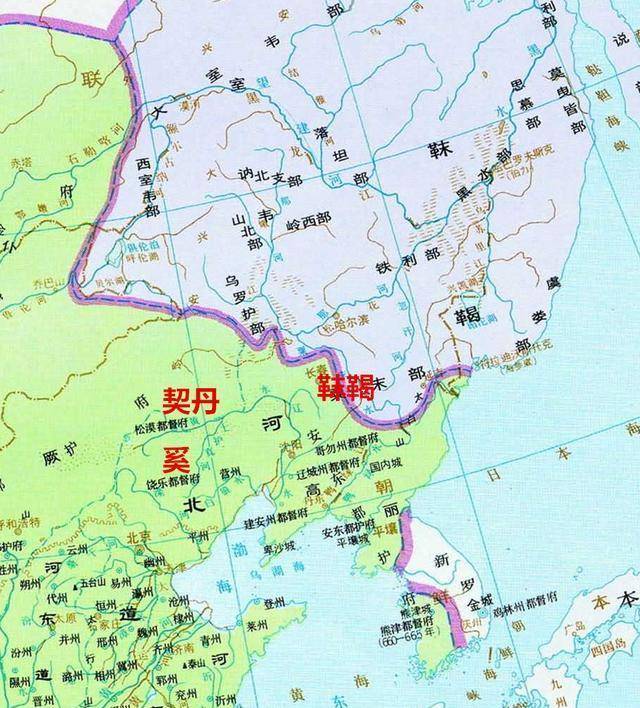 唐朝到末期还控制着东北?谭其骧的地图错的实在太离谱