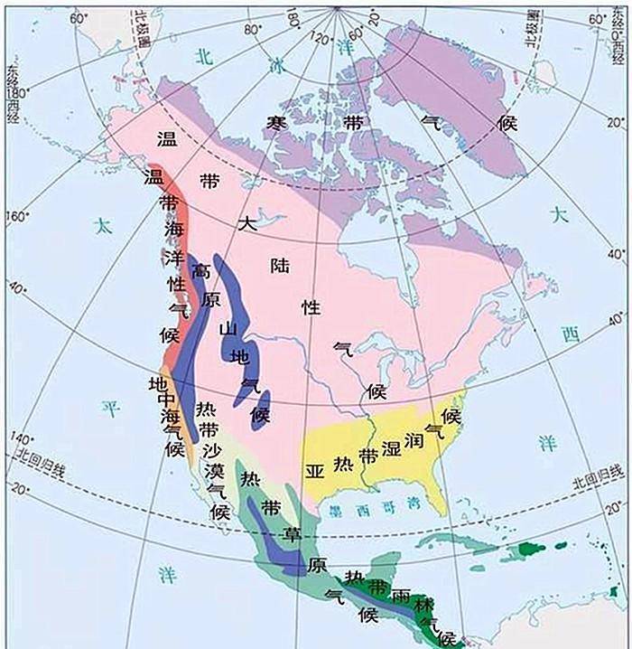 墨西哥气候类型分布图图片