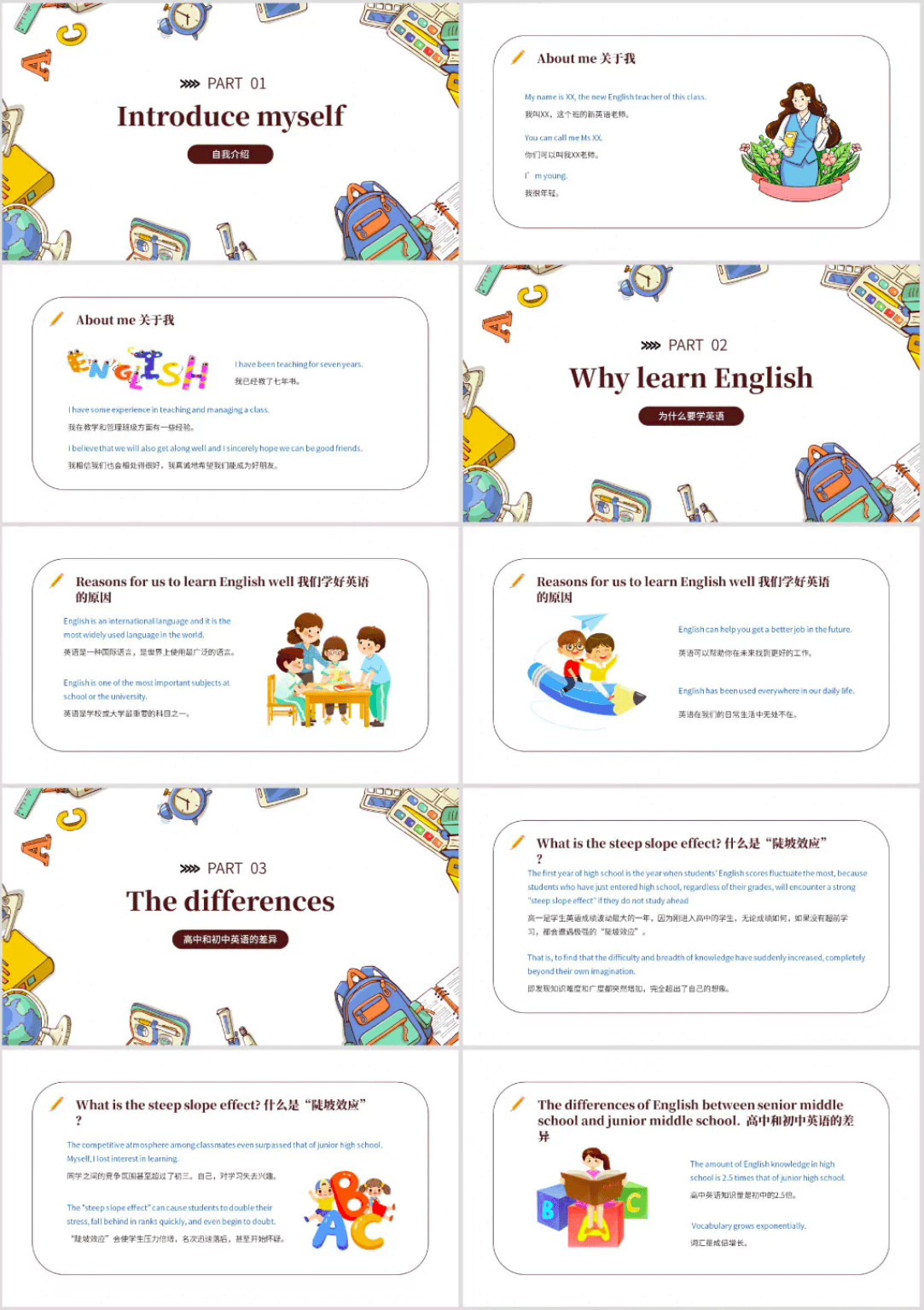 主题班会ppt:2024年高一英语开学第一课