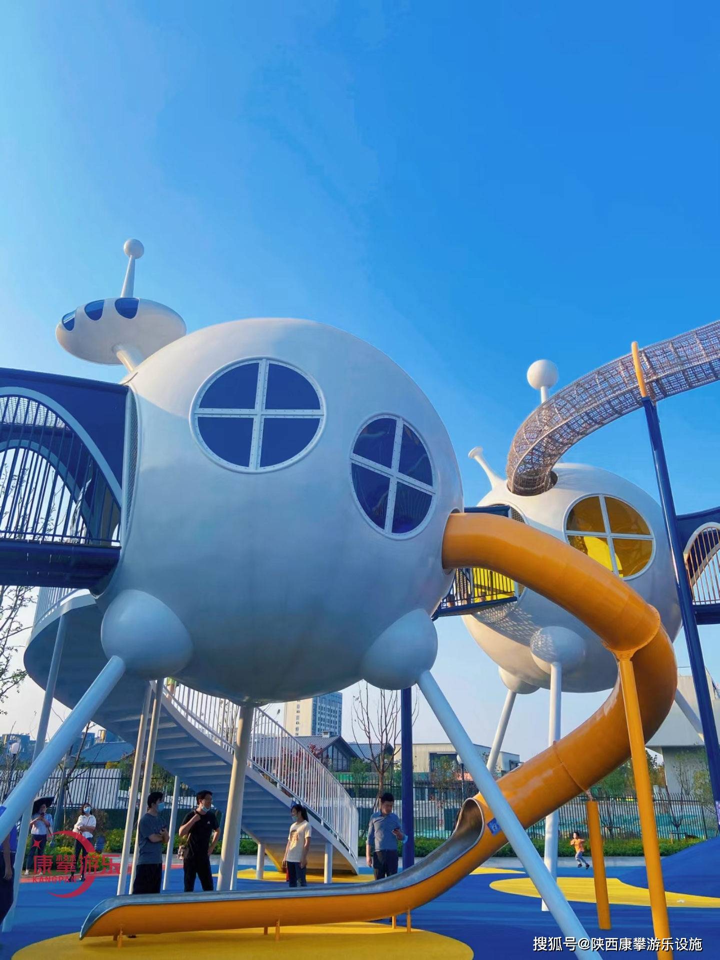 陕西户外大型儿童游乐场定制案例_乐园_设备_设施