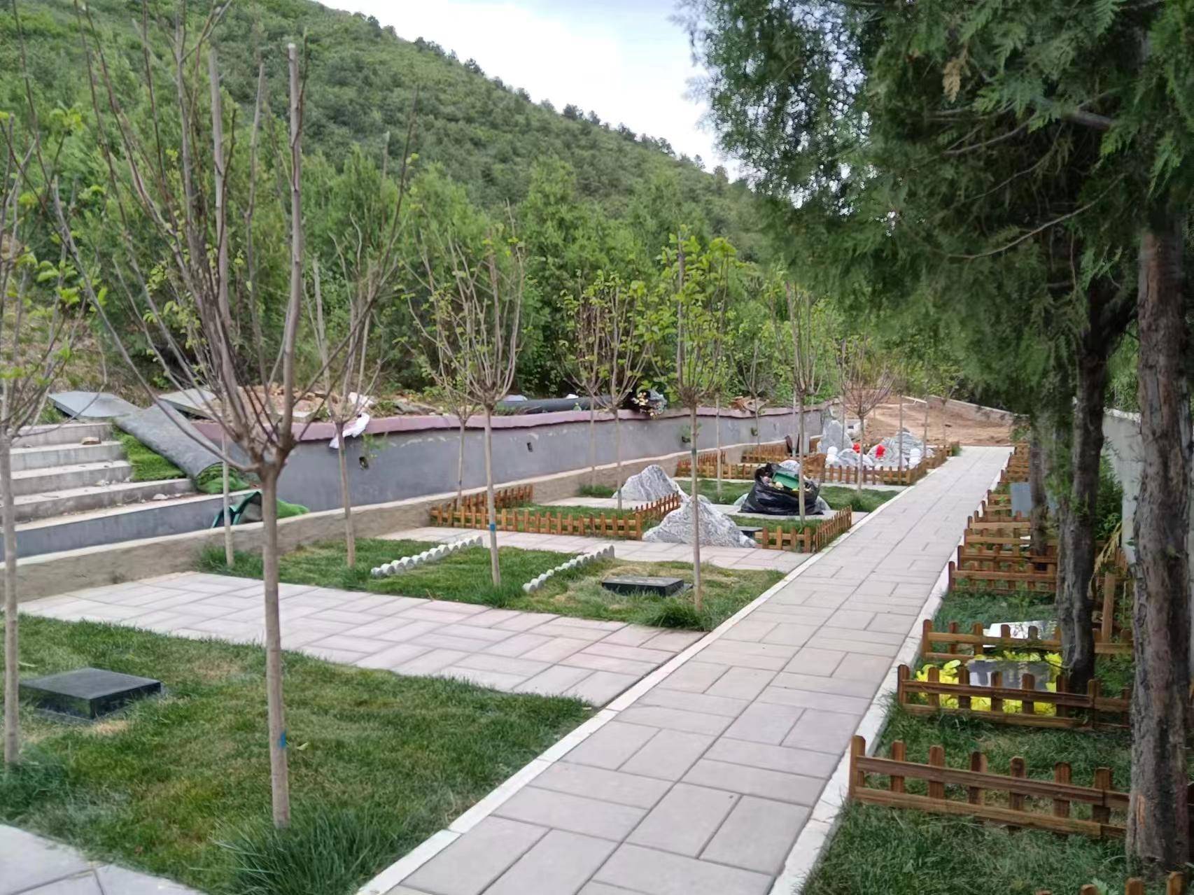 这种方式不仅减少了墓地的占地面积,而且绿化了环境,使得逝者的生命以