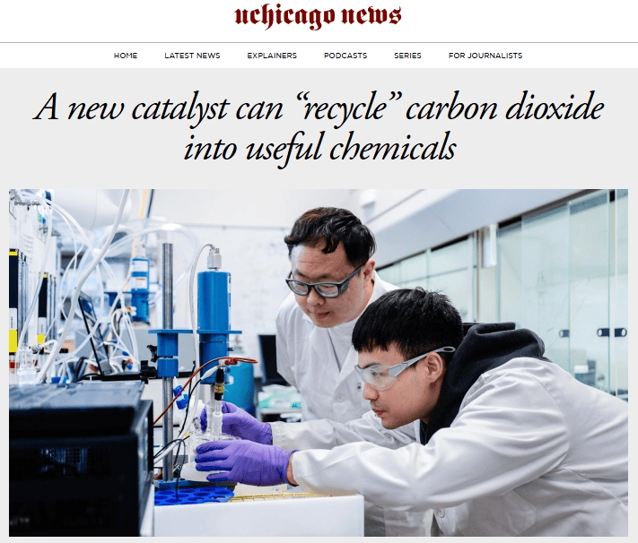 芝加哥大学研究新型催化剂将二氧化碳转化为资源_美国