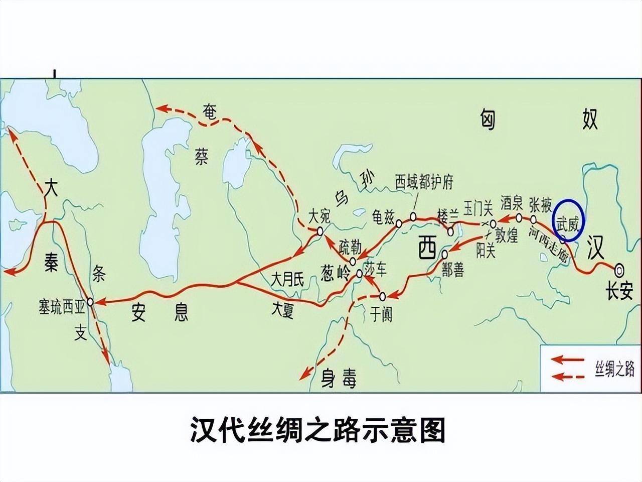 汉代丝绸之路线路图图片