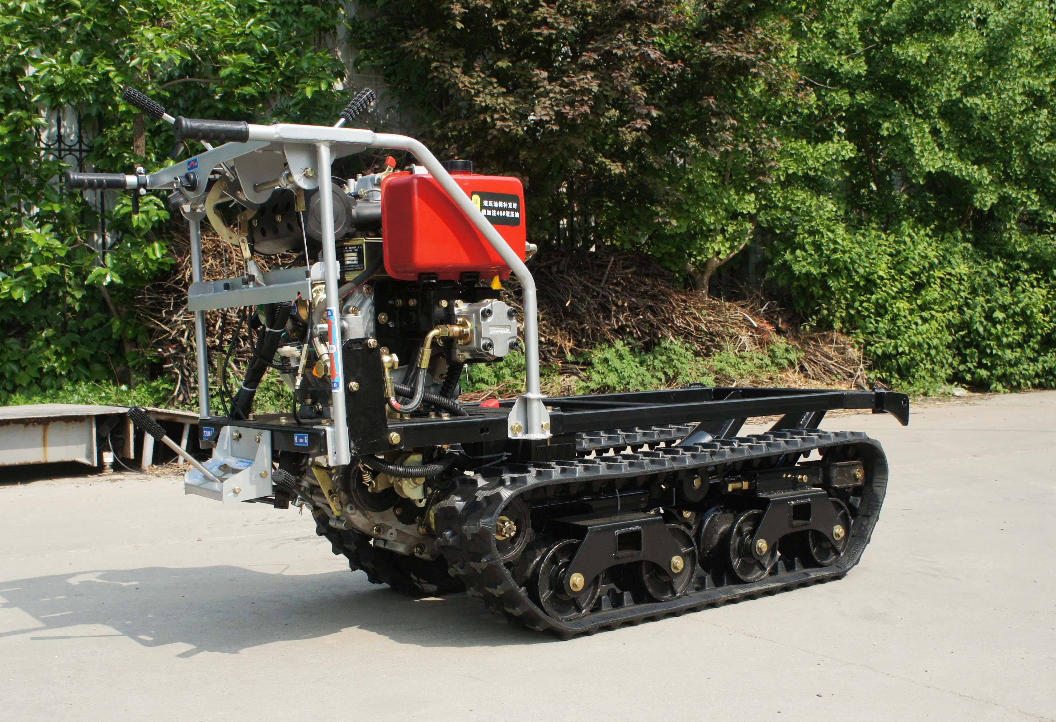 为什么带有高低速的履带果园搬运车越能爬陡坡呢