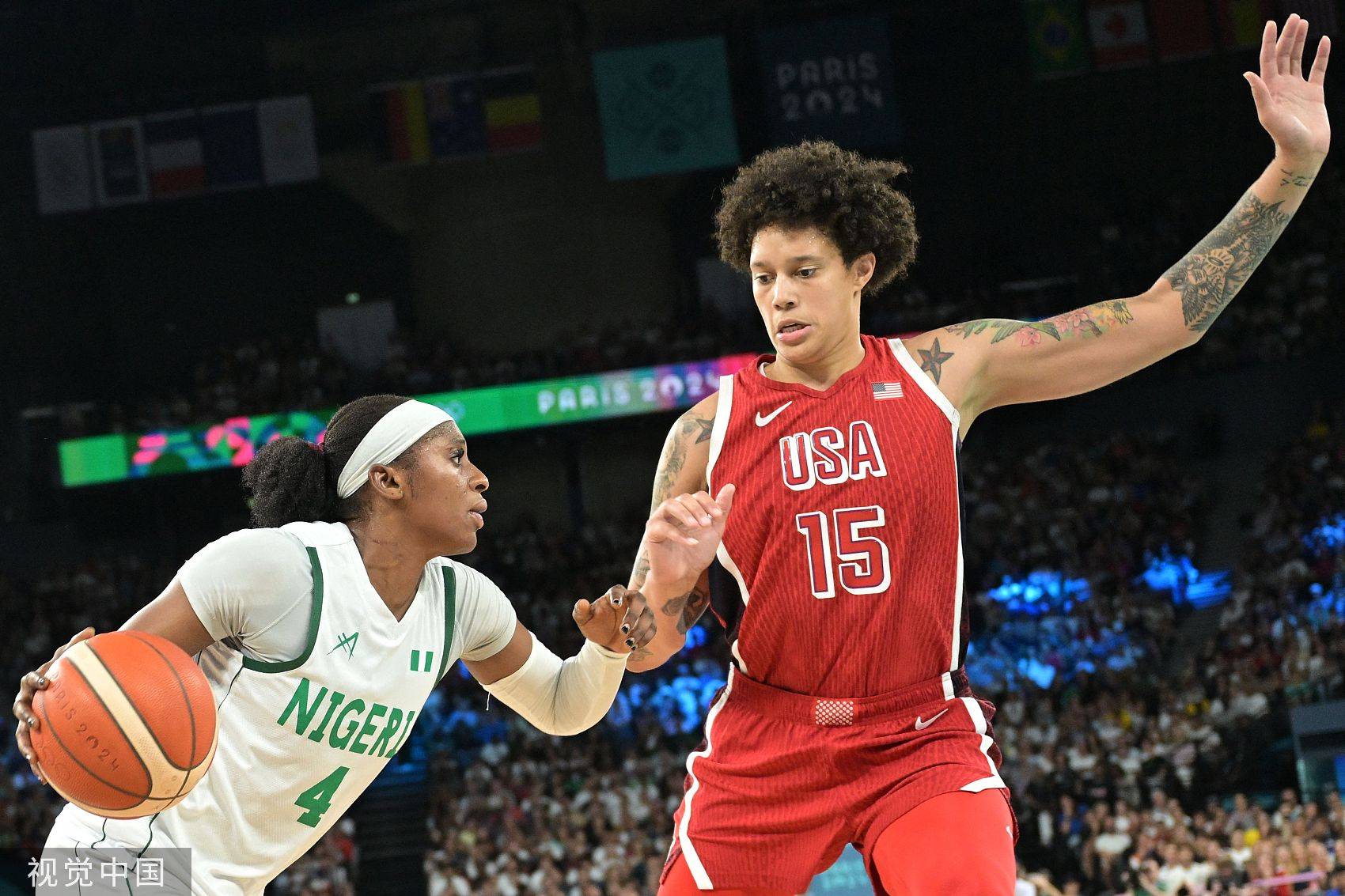 奥运女篮-威尔逊20 11 美国轻取尼日利亚晋级四强