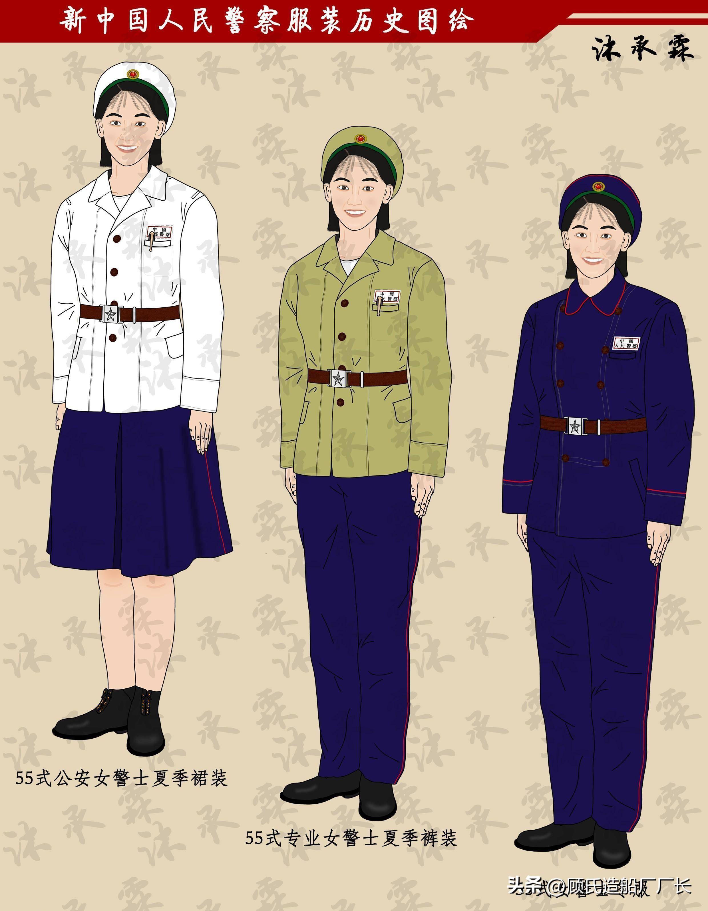 55式男式警服随着怀疑越来越大,谷美娟坐不住,在一天借着上街买菜的