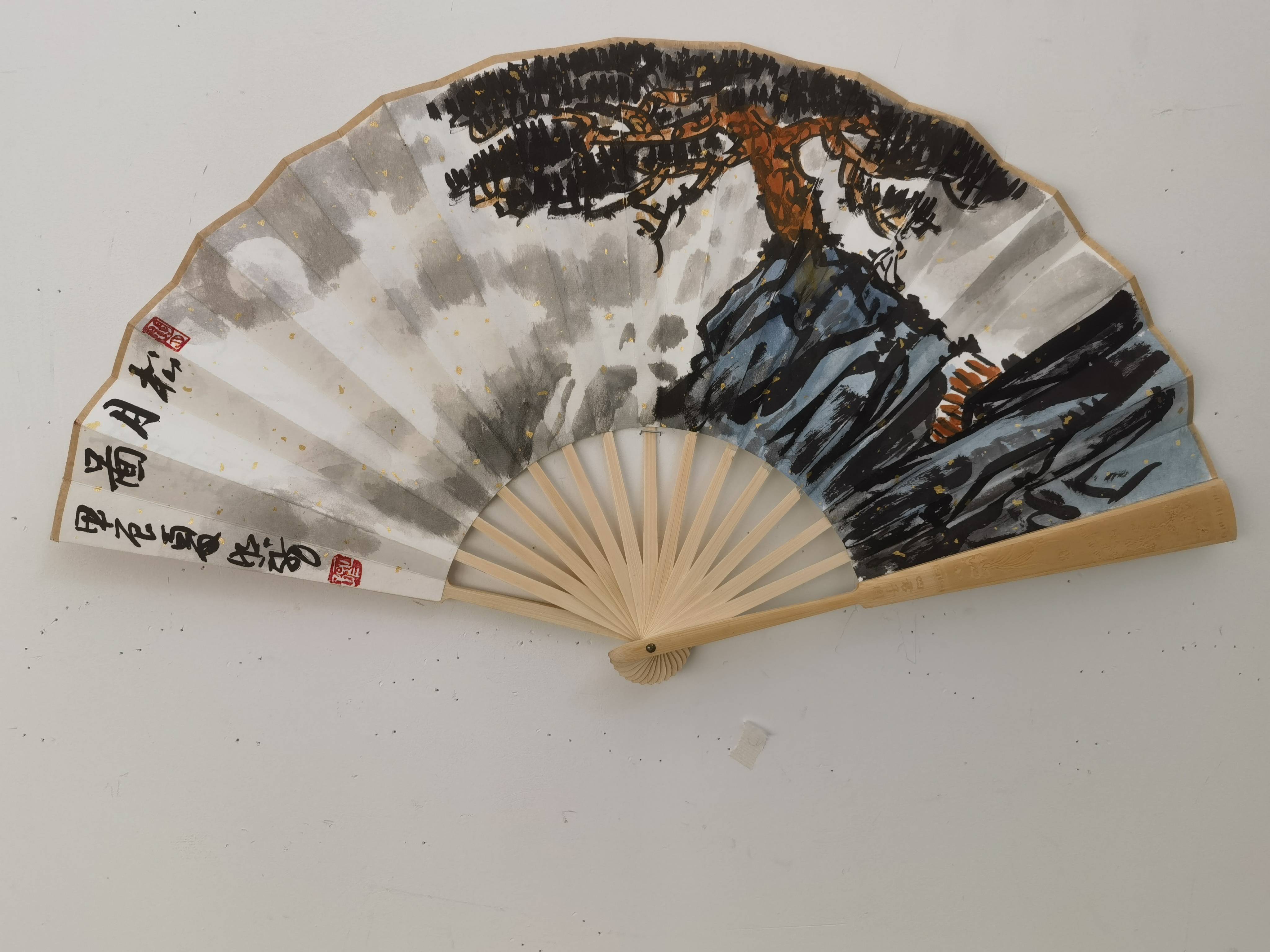 得意忘形--吴明龙先生扇面小品展在河南大观美术馆举办_艺术_作品