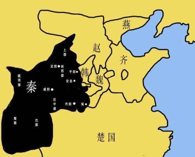 大秦帝国地图图片