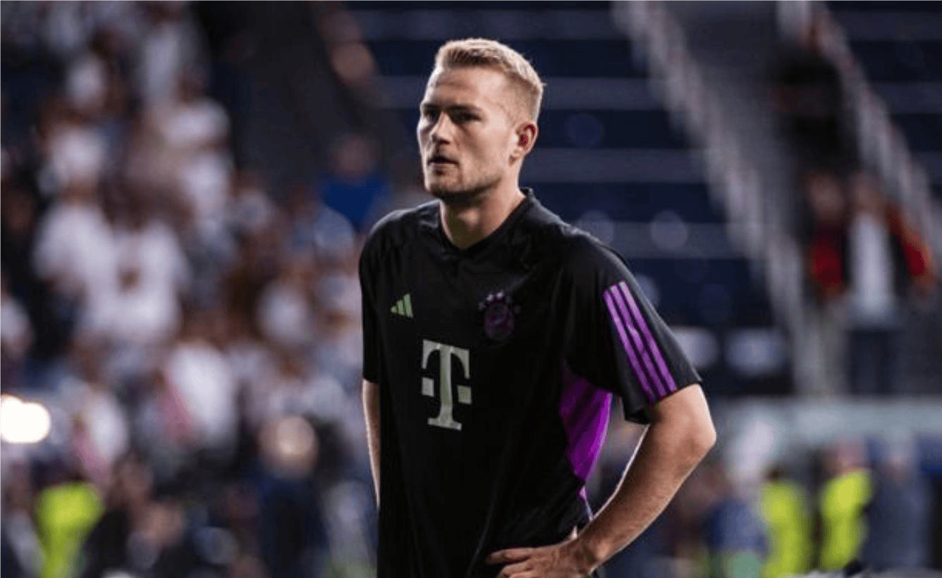 德里赫特状态低迷,或沦为曼联二流后卫