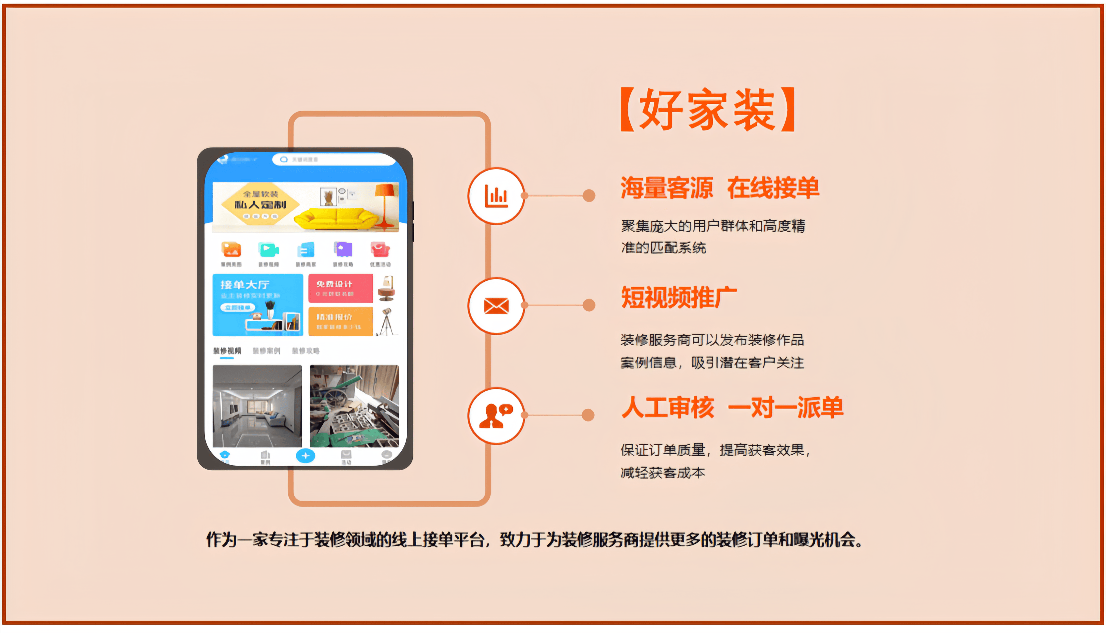 数据反馈与优化:通过app提供的数据分析,装修公司可以了解自己的酉