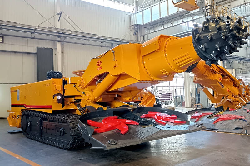 石煤机公司重型岩石掘进机再度中标河南煤炭市场