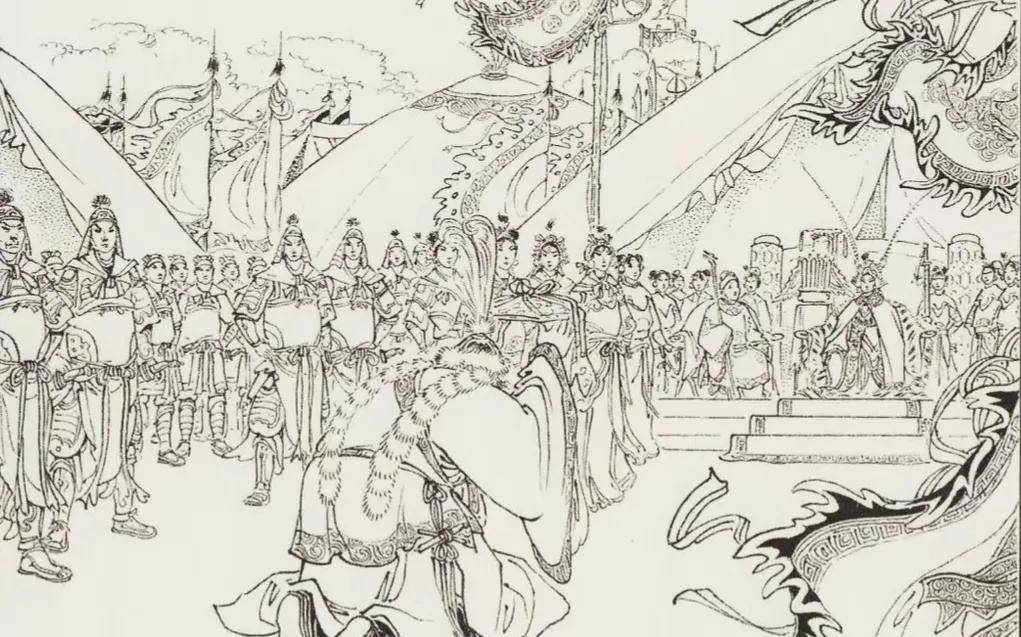 杨门女将一战平西夏,杨金花女扮男装诈敌营,穆桂英刀劈殷奇