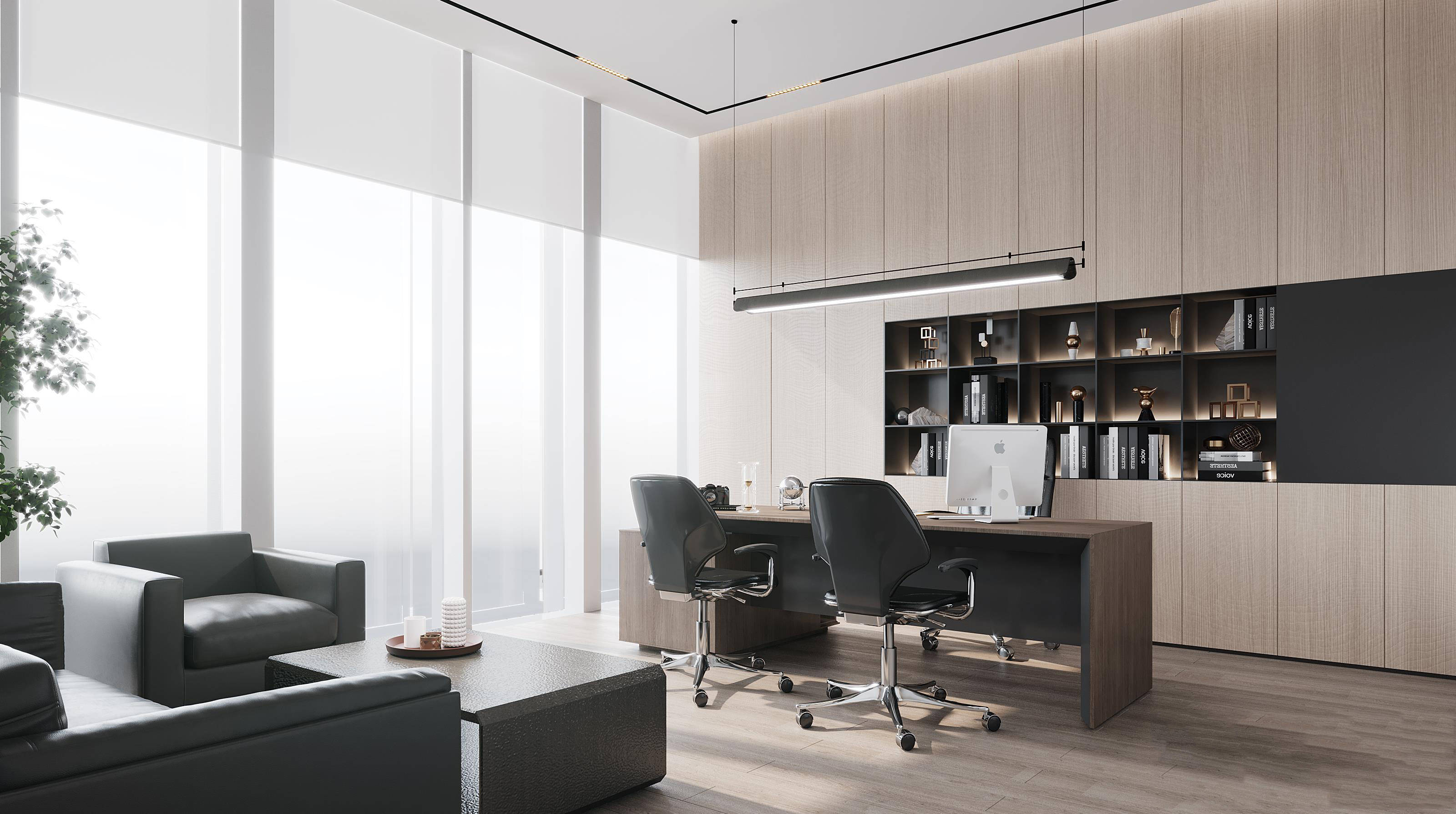 办公室装修:用简约风格激发创意与专注