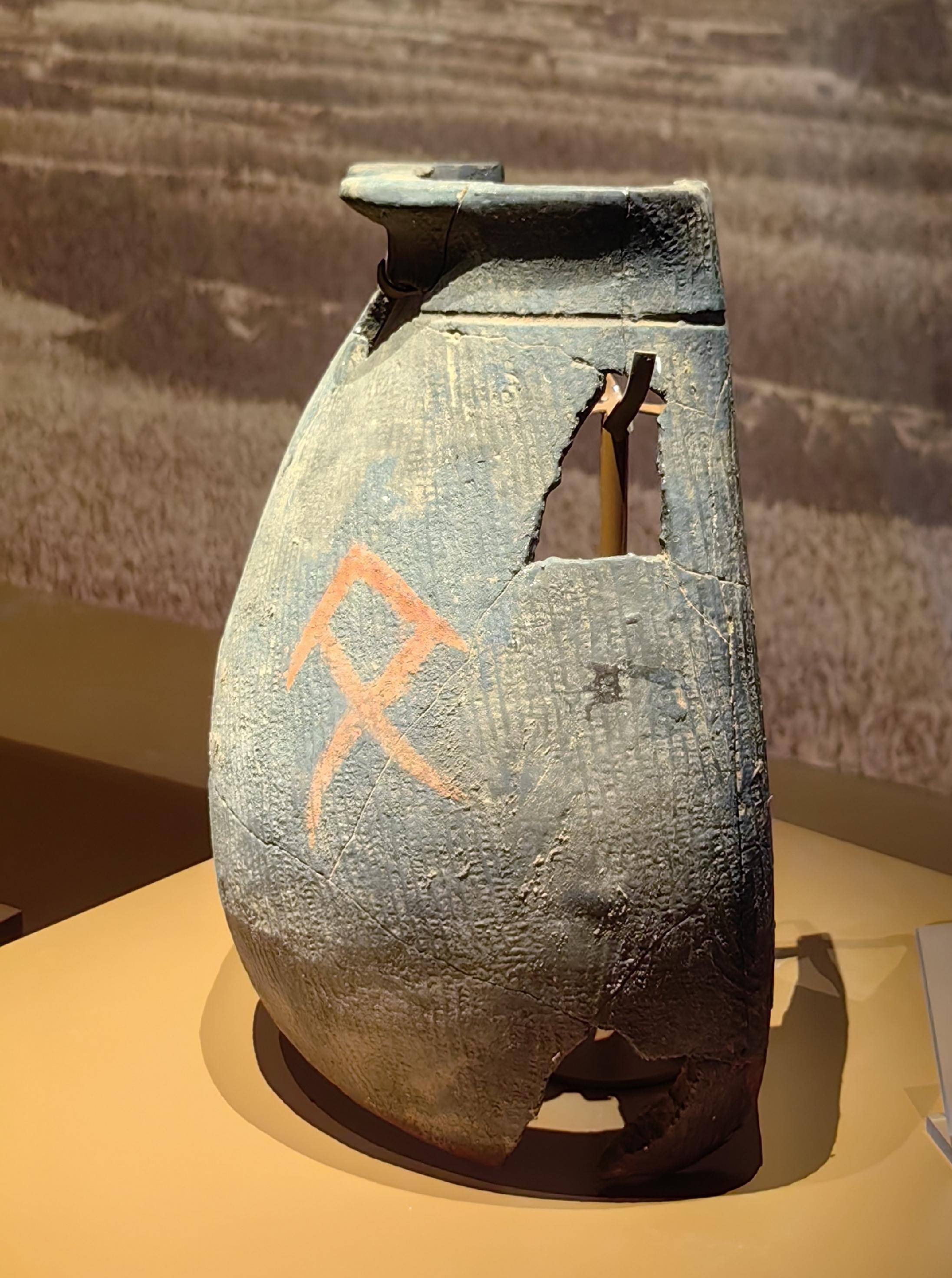 观临汾博物馆陶寺文物|访古_遗址_考古_建筑