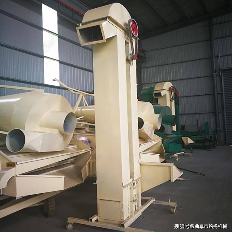 玉米颗粒仓储用环链提升机 石粉斗式上料机 翻斗提料机